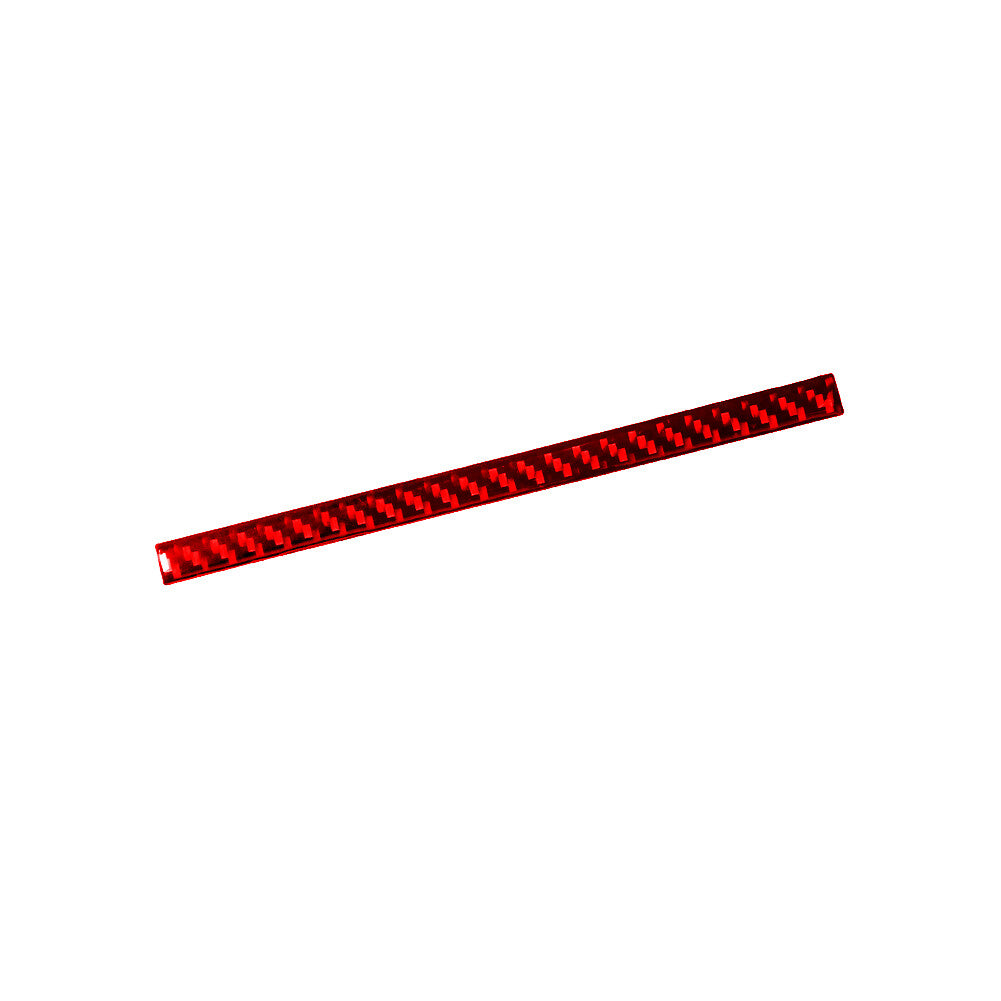Red Carbon Fiber Above Navigation Cover Trim For Silverado/tahoe/ for sierra 2007-14
