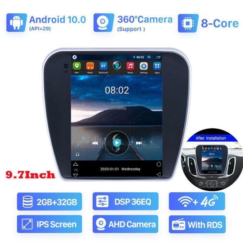 9.7 Android 2+32GB For 2017 for Chevy for Chevrolet Equinox Stereo Radio GPS Head Unit