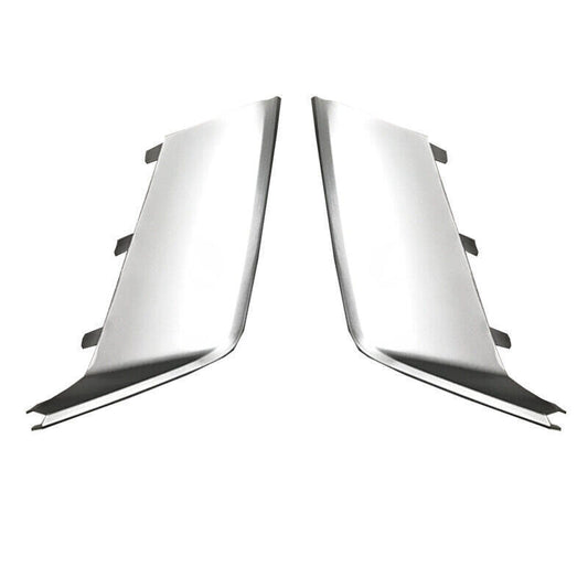 Left+Right for Audi RS6 2013-2018 ABS Plating Front Bumper Fog Light Cover Trim