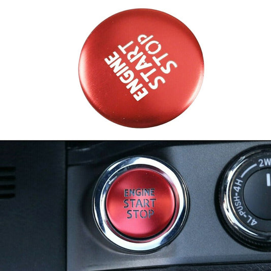 Upgrade Your Car with Red Engine Button Cover for Toyota For Tacoma