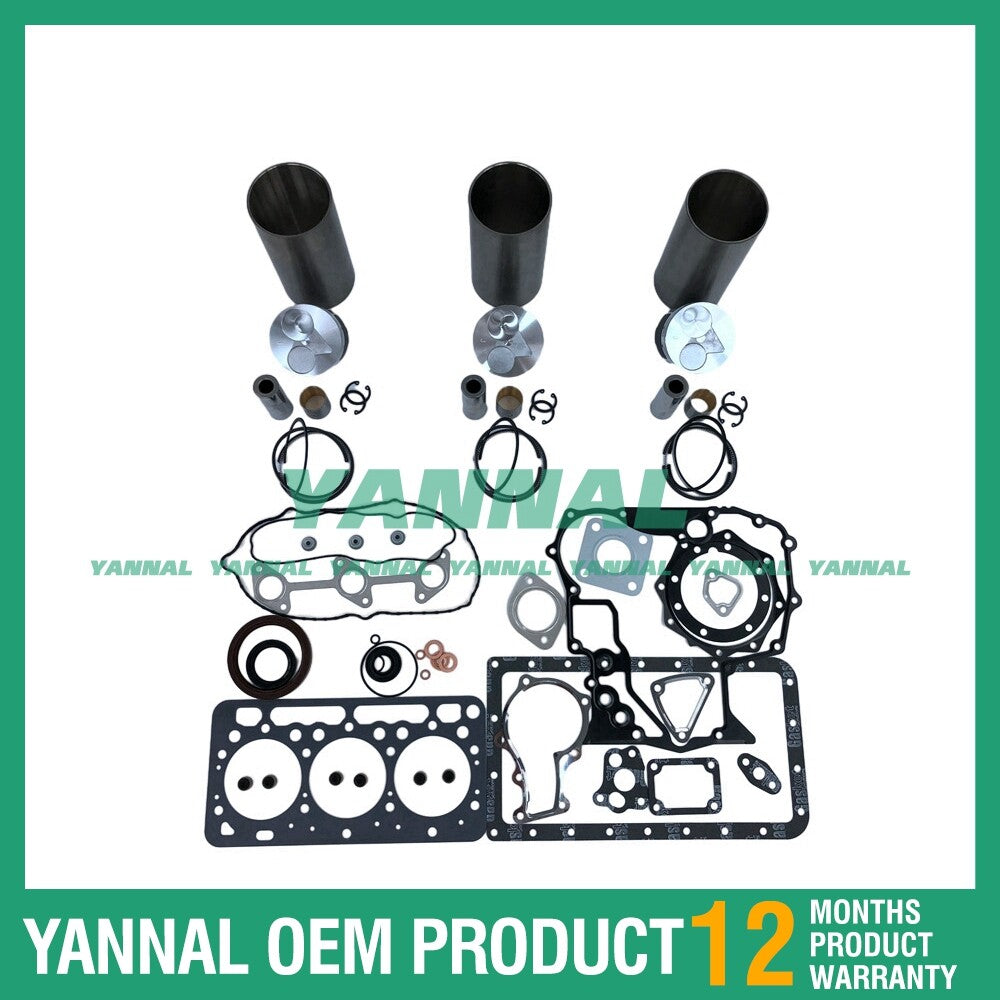 new D902 overhaul kit with gaskets for Kubota ZD1021, ZD323, 450, and BX25D tractors.