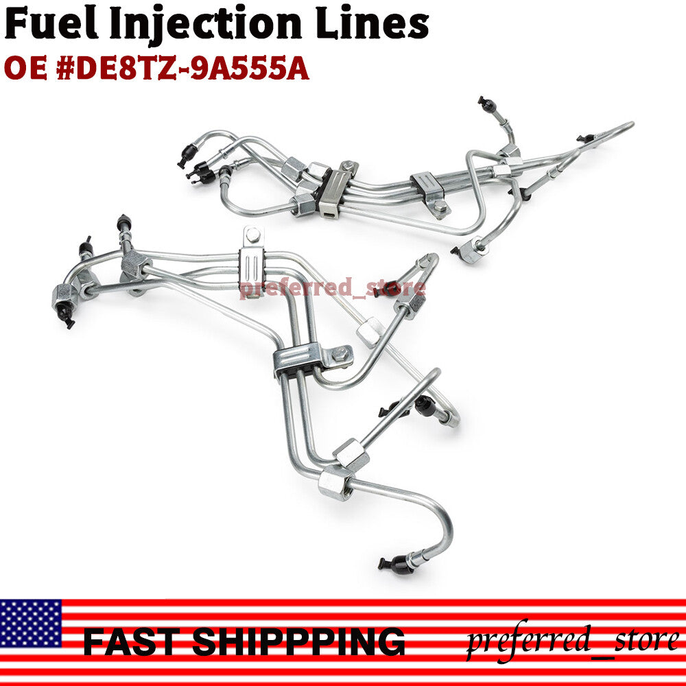 Fuel Injection Lines for Ford 6.9L 7.3L IDI Diesel 1983-94 F-Series DE8TZ-9A555A