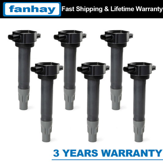 Set of 6 Ignition Coil For C1522 UF502 2006-2010 for Chrysler for Dodge 4.0L 2.7L 3.5L