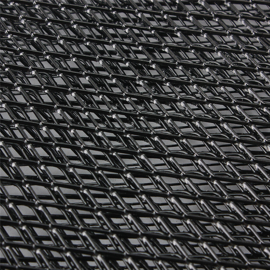 40 x 13 Aluminum Mesh Grill Cover Car Bumper Fender Hood Vent Grille Net Black