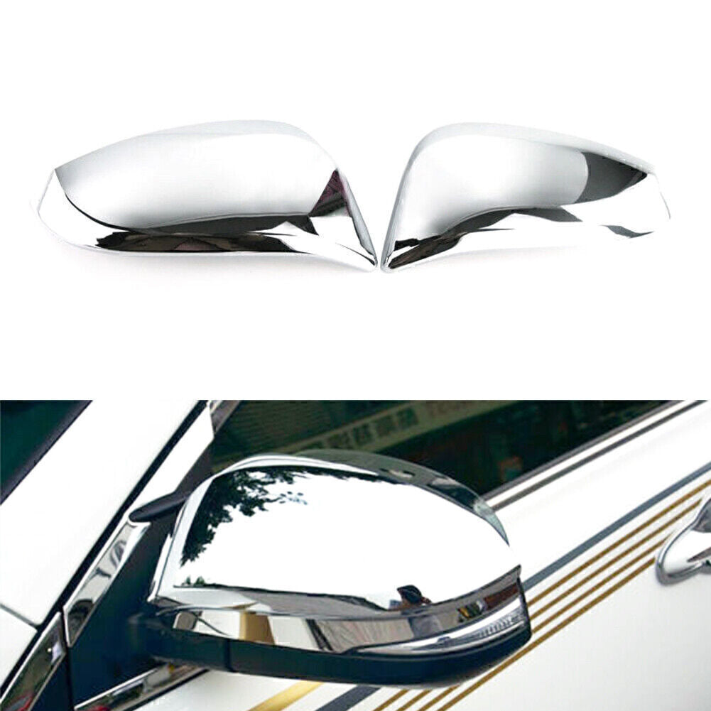 2pcs Door Mirror Overlay Rear View Cover Fit for Toyota Voxy Noah R80 2014-2018