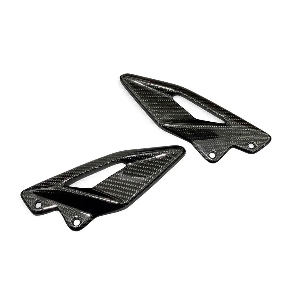 For 2018-2023 2024 Street Triple 765RS Carbon Fiber Foot Peg Heel Plate Footrest