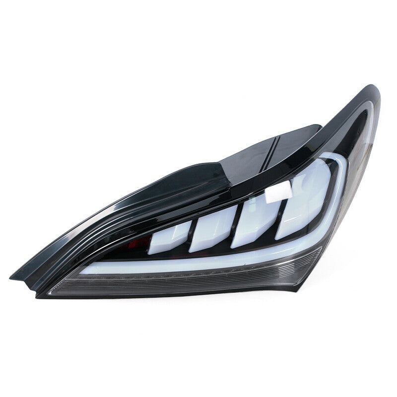 2-Pack Bright White Sequential LED Taillights for 2010-2016 for Hyundai for Genesis Coupe