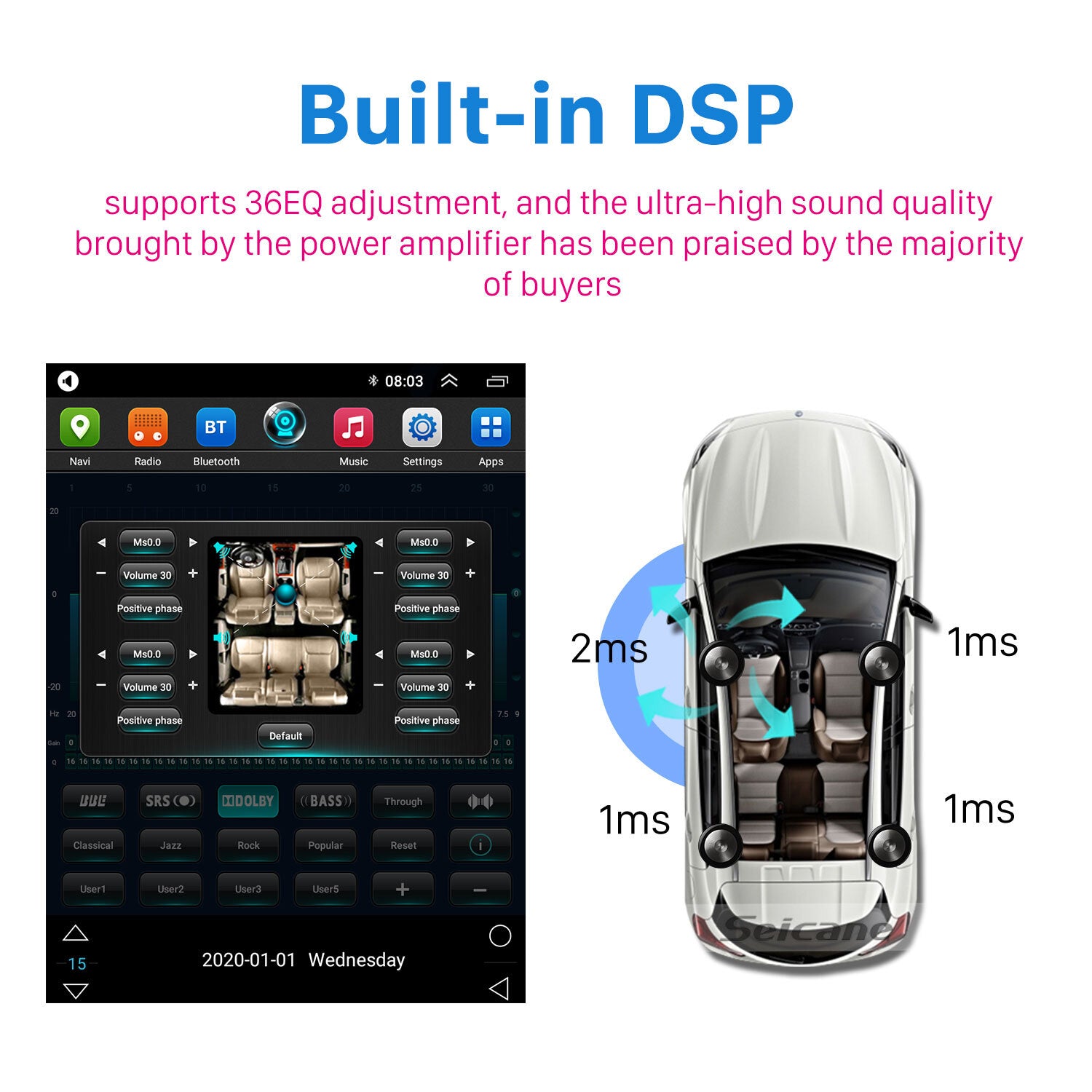 12.1 Car Stereo Radio GPS Carplay for Tesla Style Android for Ford F150 2015-2020