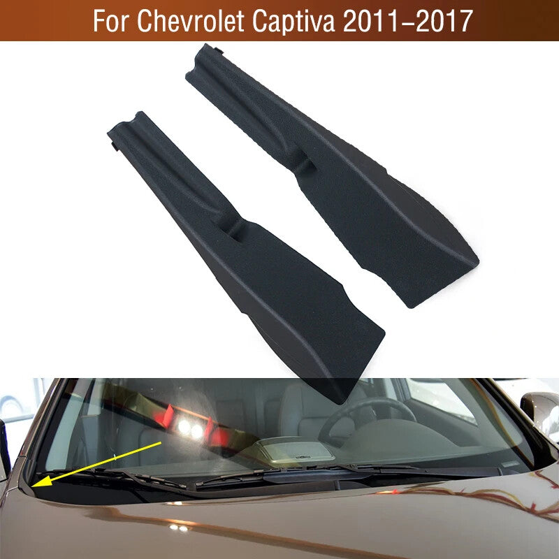 Windshield Wiper Side Cowl Extension Cover Trim for Chevrolet Captiva 2011-2017
