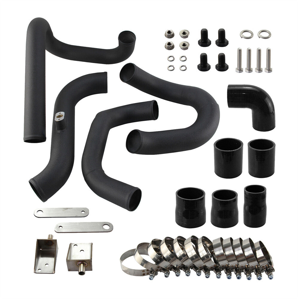 Front Mount Intercooler Piping Kit for Hyundai for Genesis 2.0T Turbo 10-12 Black