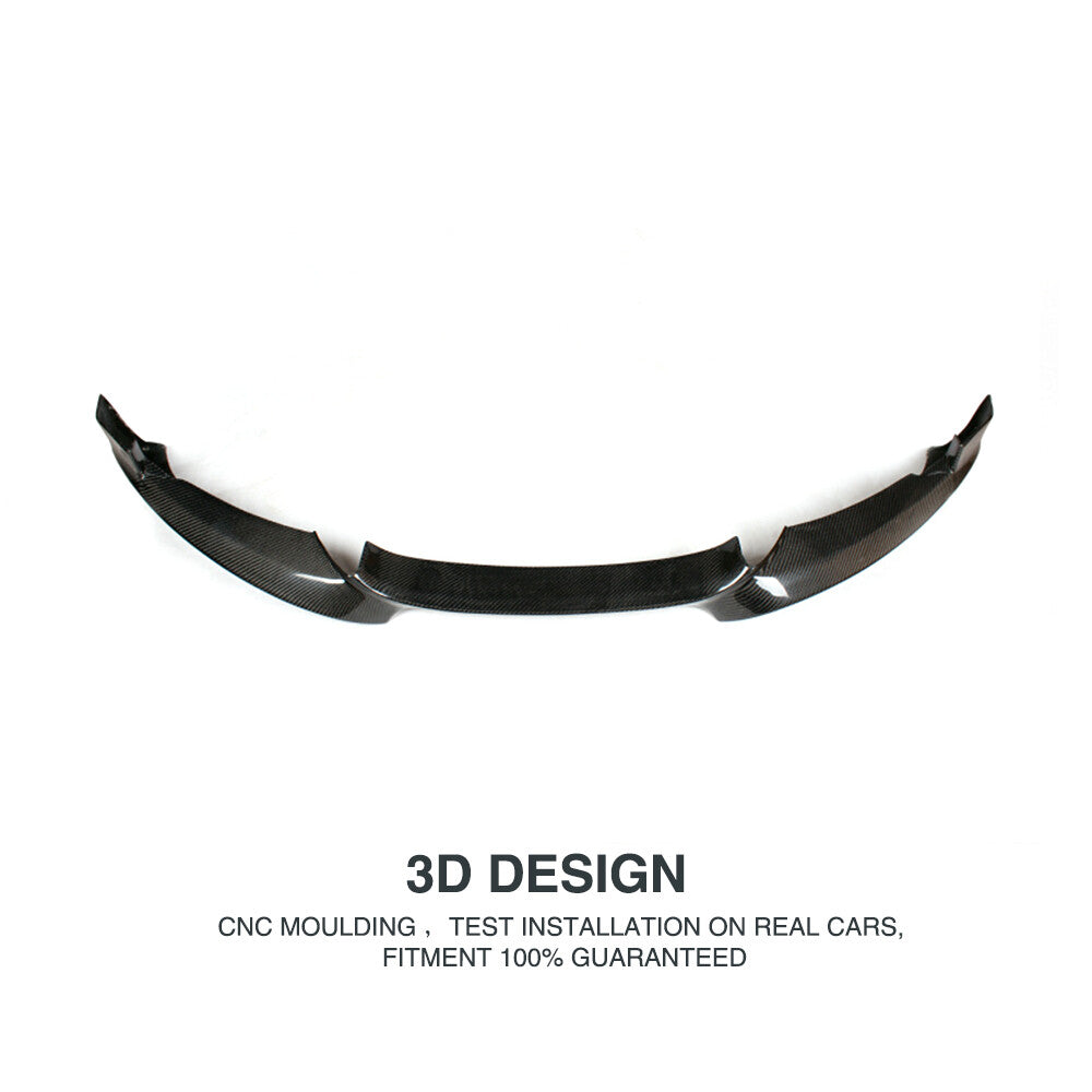 Carbon Fiber Front Lip Spoiler for BMW E82 E88 135i 120i 130i MTech Bumper 08-13