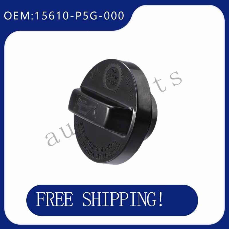 Oil Fuel Tank Cap Gas Plug Cover 15610-P5G-000 for Honda Accord 2008-2013 Black