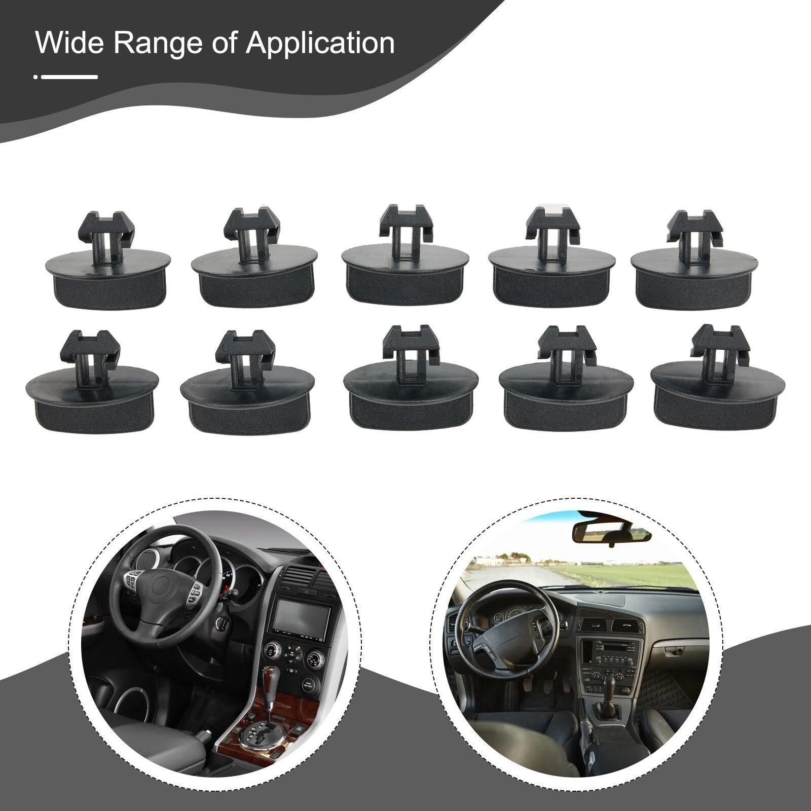 10pcs Bumper Lower Deflector Retainer Clips for Jeep For Grand For Cherokee