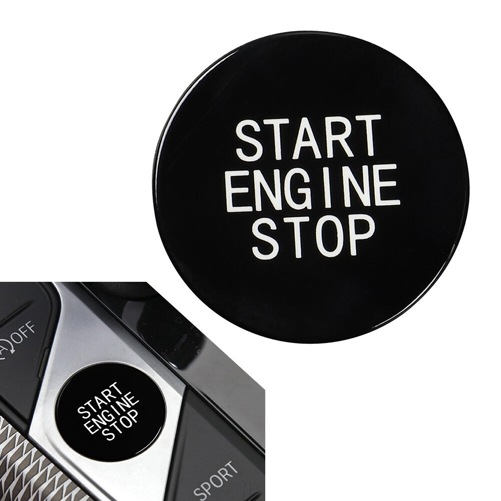 Auto-Motor vorne Start-Stopp-Schalter-Abdeckung f¨¹r for BMW 3/8/X-Serie schwarz