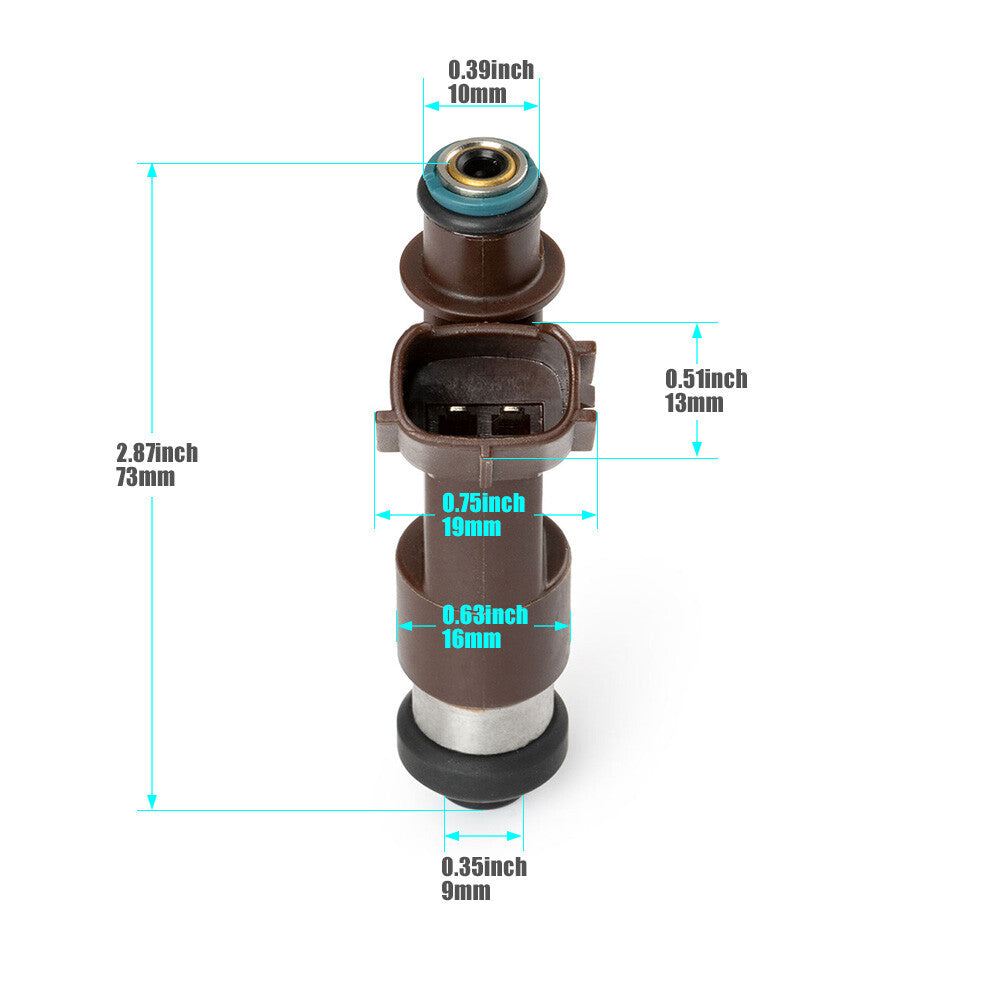 23250-0F020 8X Fuel Injector 2005 06 07 08 09 for Toyota for Lexus GX470 LX470 4.7L