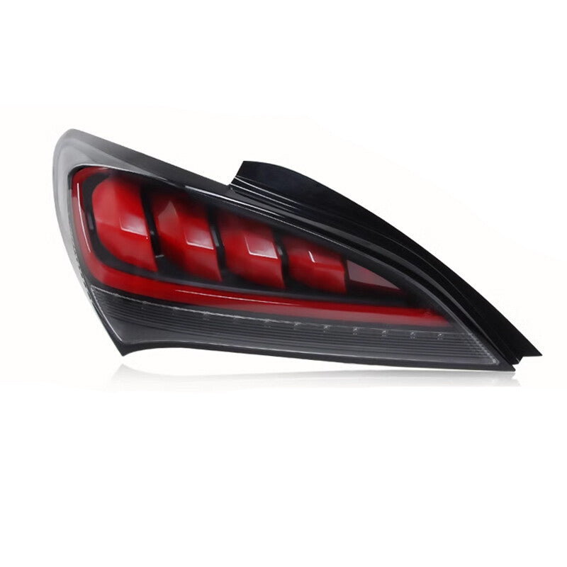 Left For 2010-2016 for Hyundai for Genesis Coupe Shiny Black Sequential LED Tail Lights