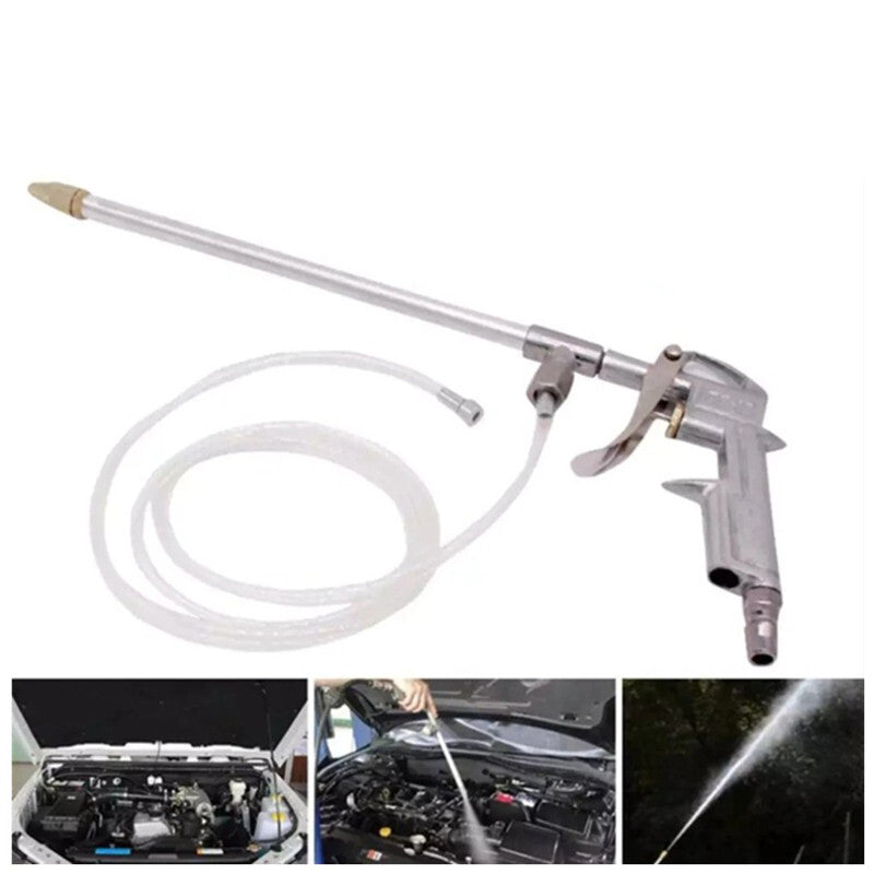 Chrome Car Engine Compartment Pneumatic Cleaning Gun High Pressure Washer Tool