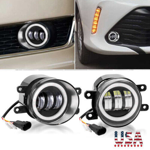 3.5 in Fog Lights Front Bumper Lamps for Toyota for Camry 2007-2014 for Sienna 2011-2017