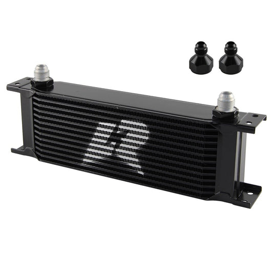 13 Row AN8 Stacked Plate Oil Cooler 6AN Adapter Universal Aluminium Radiator