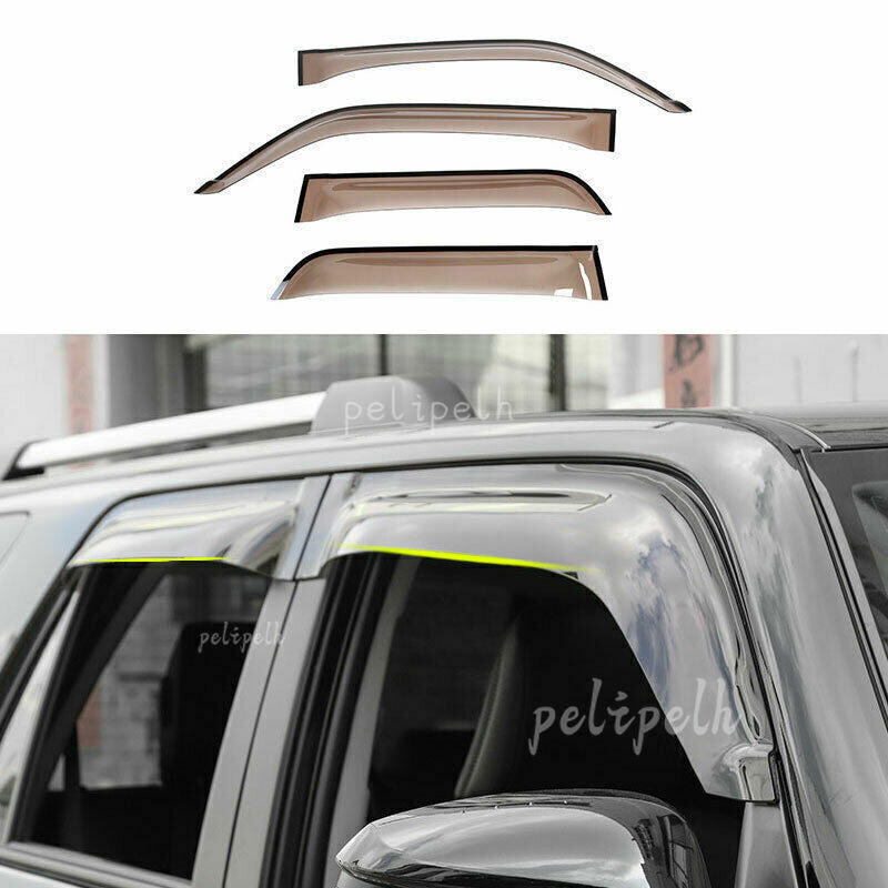 for Toyota 4Runner 2014-2021 Resin Side Window Visor Sun Rain Shield Guard trim