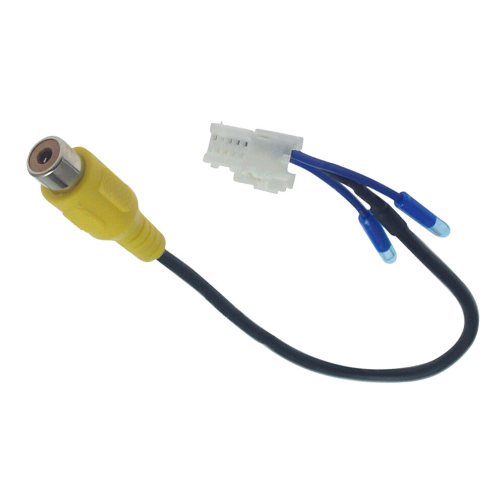 Rear View Backup Camera Cable Harness Adaptor RCA Fits for Car Stereo Radio DVD