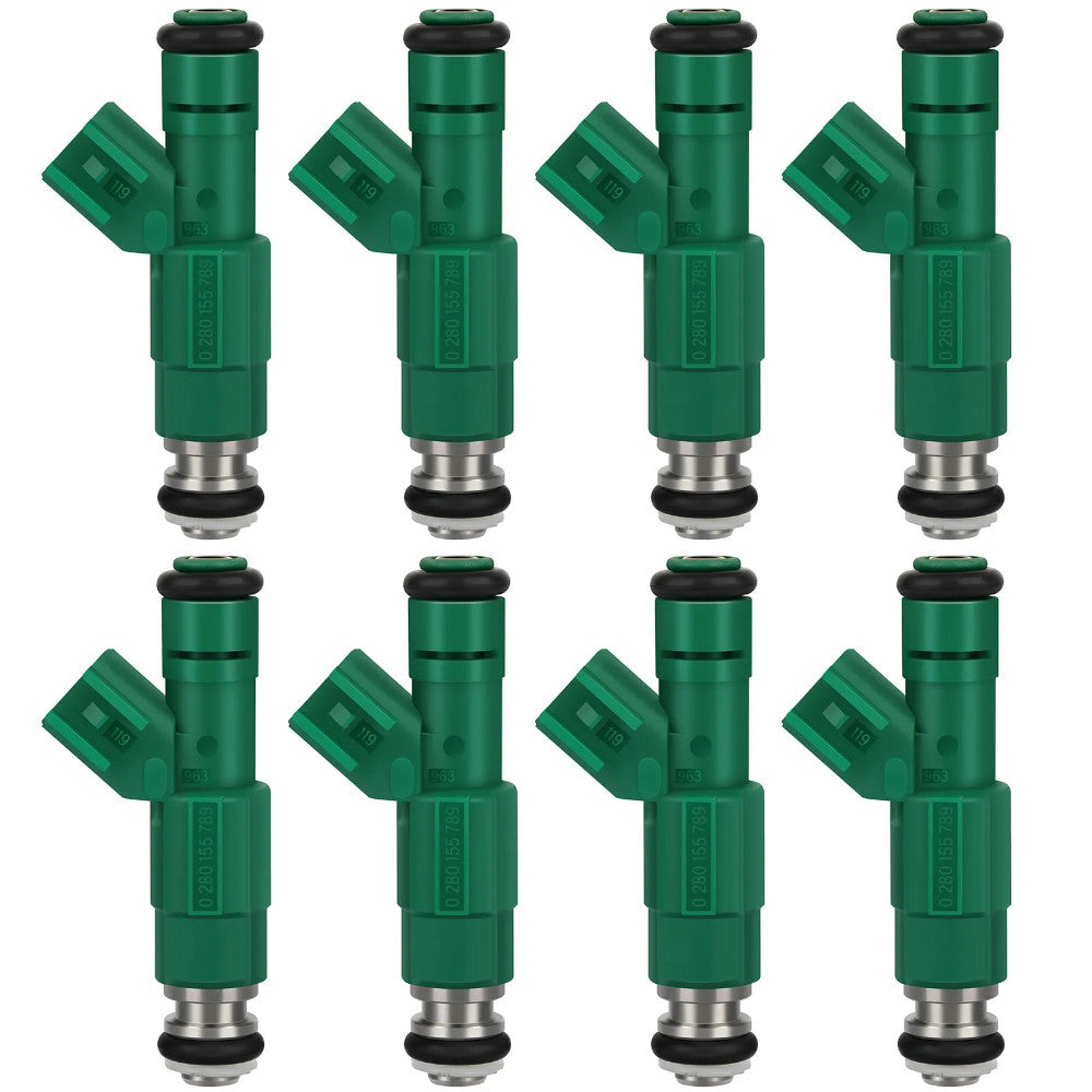0280155789 8X Upgrade Fuel Injectors 96-99 for Dodge for Ram Dakota 5.2 5.9L 318 360