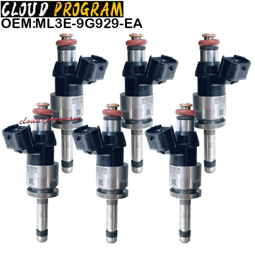 6 PCS Fuel Injector CM-5335 For 2021-2024 for Ford F-150 V6 2.7L Bronco 2.7L 6 Cyl
