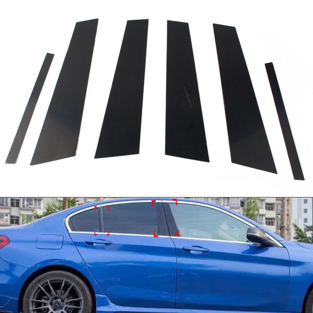 Body Window Frame Door Trim Pillar Posts for BMW 1 Series F52 2016-2021 6PCs Car