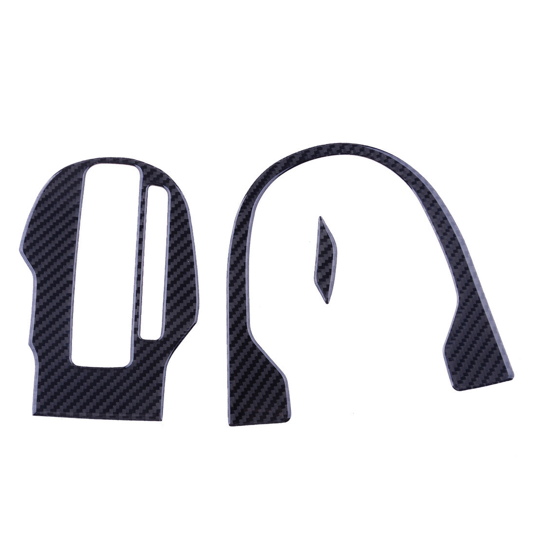 Carbon Fiber Interior Gear Shift Panel Cover Fit for Honda FIT JAZZ 2014-2018