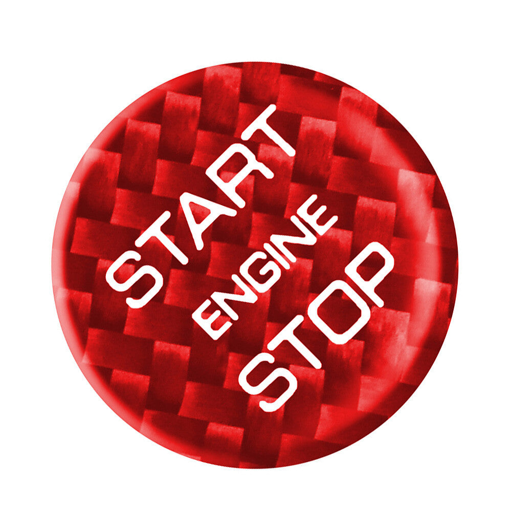 Motor Start Stop Button Trim Auto F¨¹r for Land Rover Discovery Sport 2016-2019 Rot