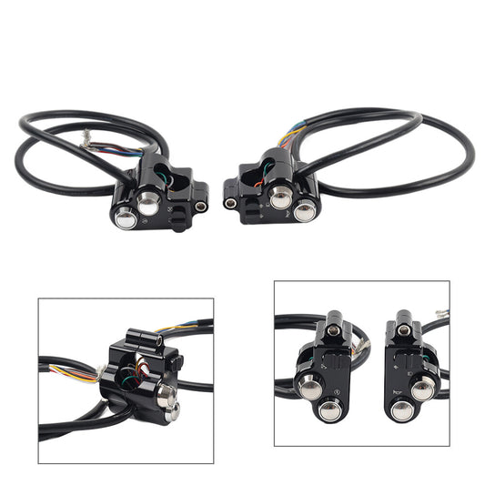 Motorycle CNC 1 25mm Handlebar Switch Controls Housing FITS for Harley Universal