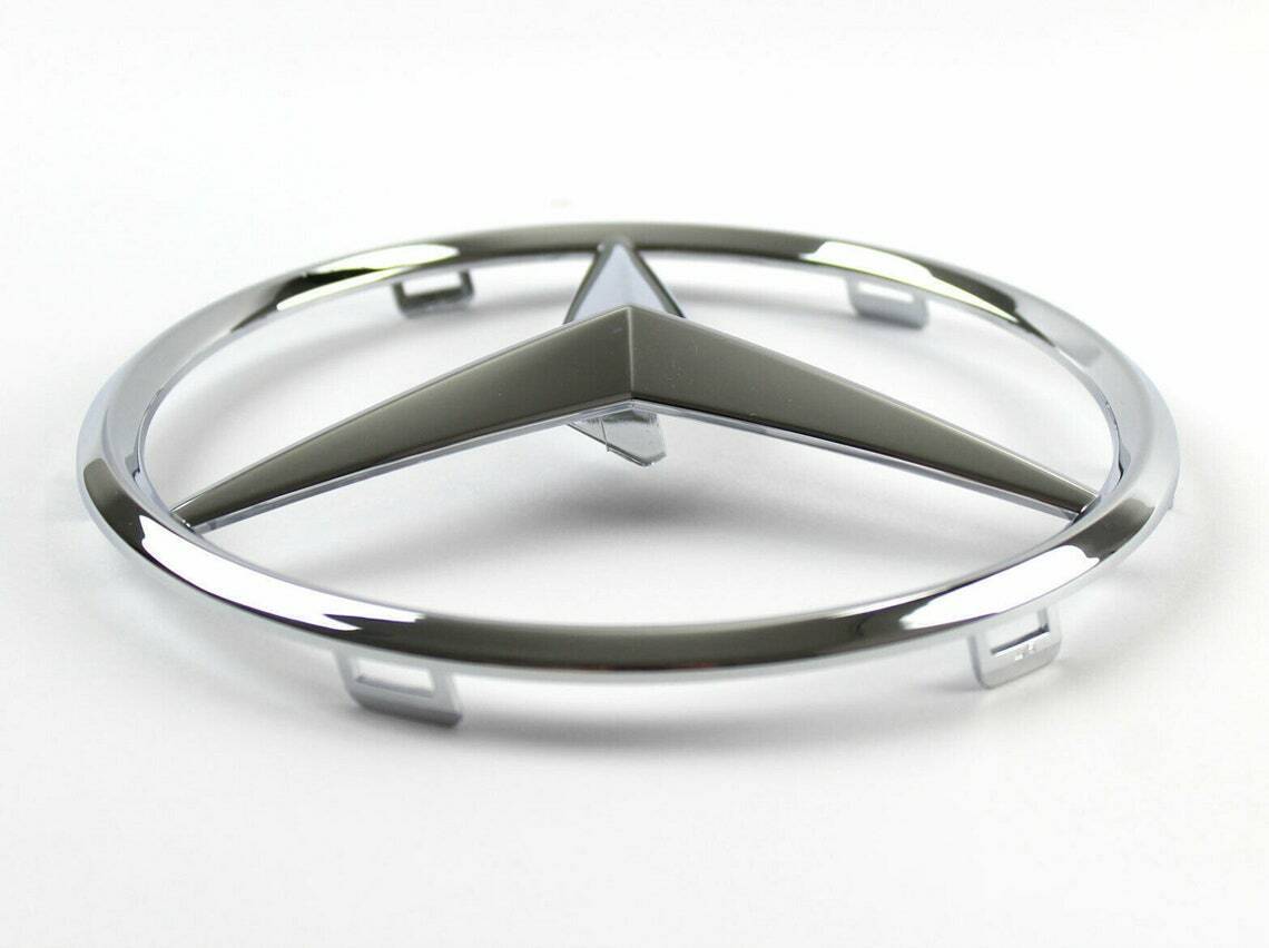 Chrome radiator grill badge star badge for Mercedes R ML CL C class 186 mm