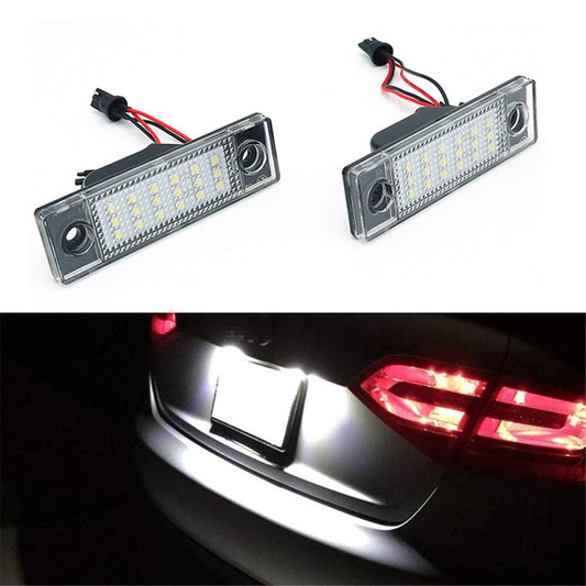 2Pcs Fit for Chevrolet for Cruze 2010-2015 Vehicle LED Rear License Plate Light Lamp