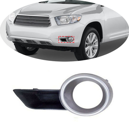 Left Front Fog Driving Light Cover Trim Fit for Toyota Highlander 2008-2010 1PCS