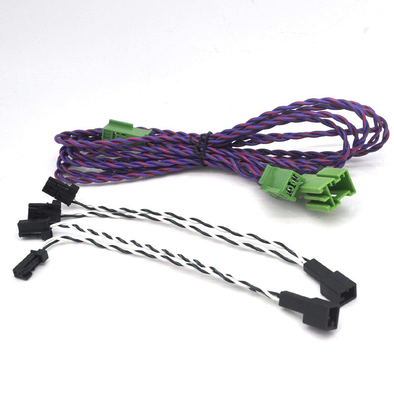 Retrofit DASH SPEAKER subwoofer TWEETER Cable splitter for Mercedes W205 W213
