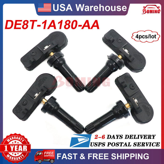 4x TPMS 315MHz for Ford F-150 Tire Pressure Monitoring Sensor TPMS DE8T-1A180-AA