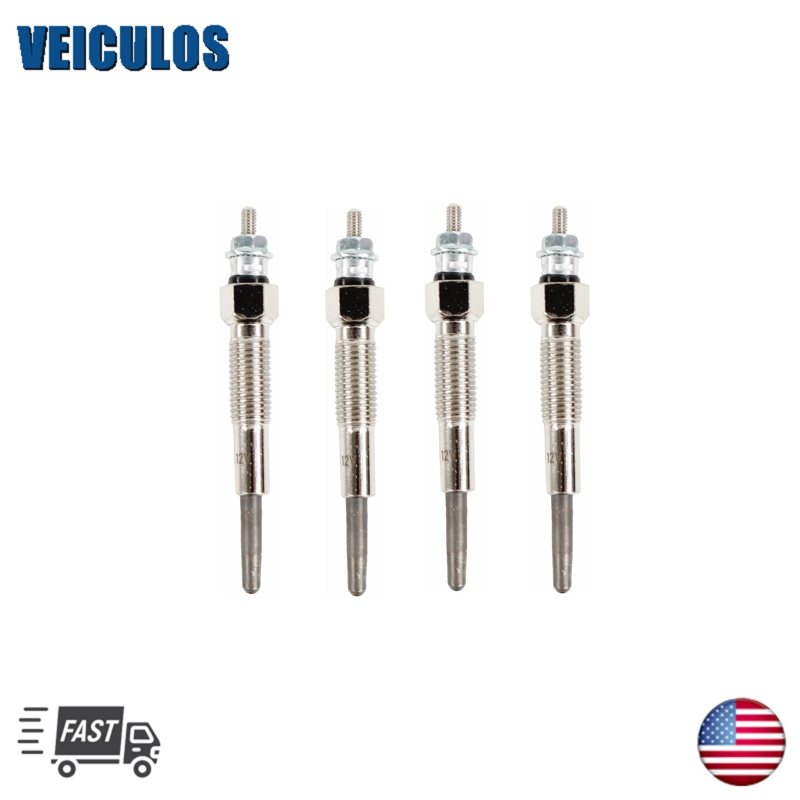 4X Glow Plugs Replacement 172-4585 for Cat Caterpillar 3014, 3024, 3024C, 3024T