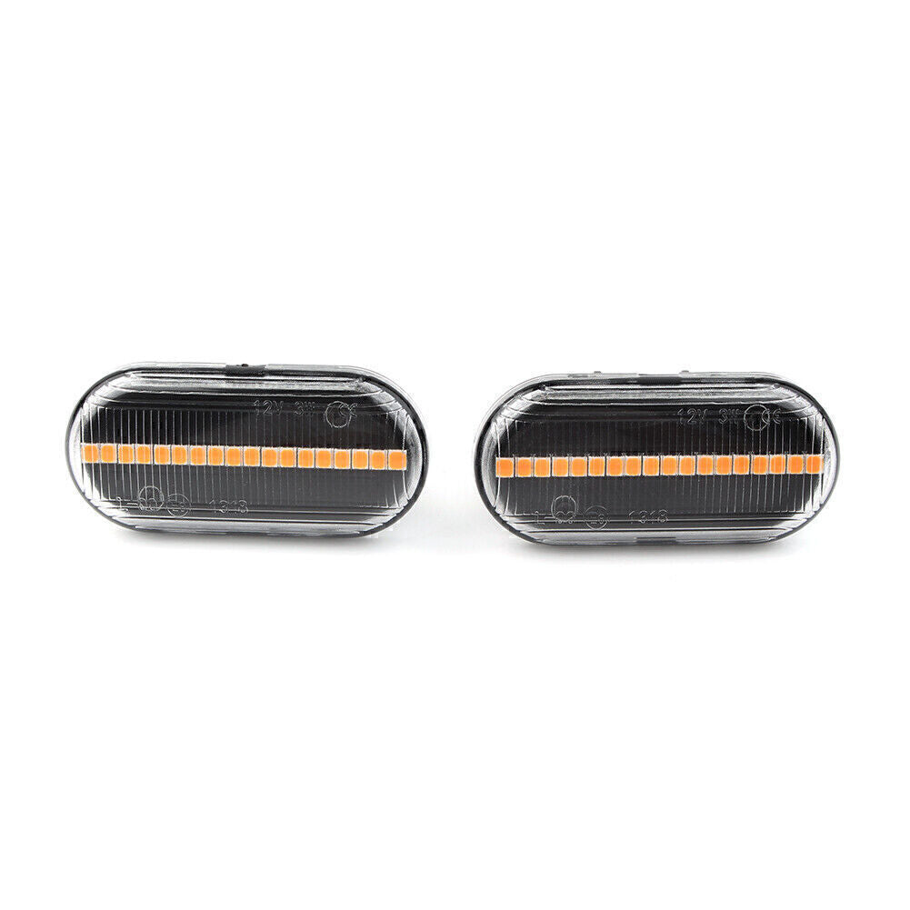 Clear Dynamic LED Side Marker Turn Signal Lamp Fit for Benz W453 C453 for Smart Fortwo