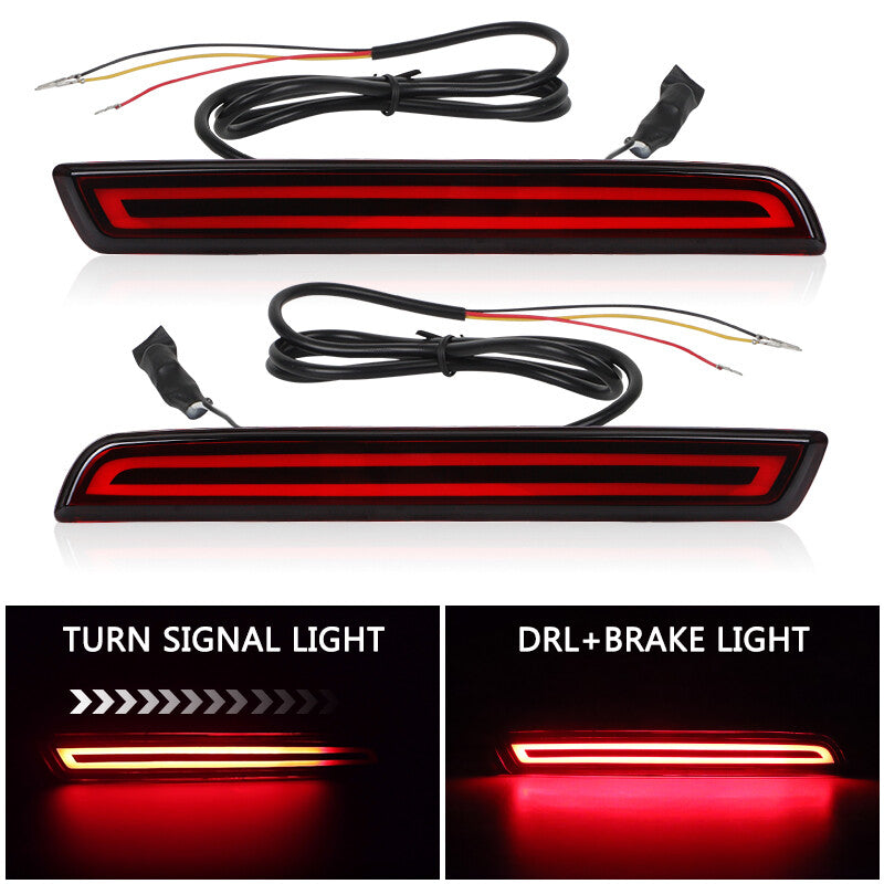 LED Rear Bumper Reflector Brake Light Tail Lamp fit for Chevrolet Malibu 2013-2015