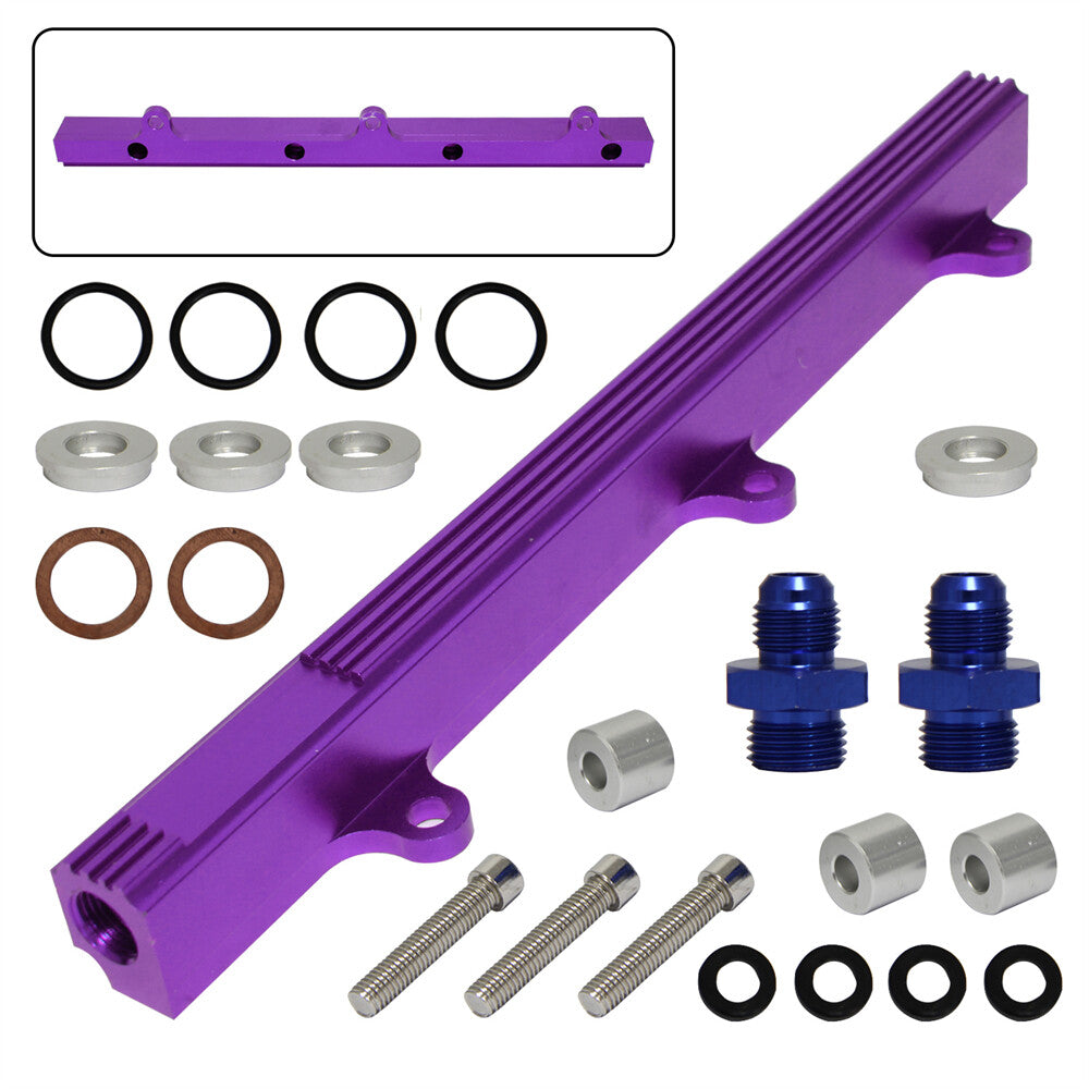 High Flow Fuel Injector Rail for Honda for Civic for Acura Integra B16 B18 90-01 Purple