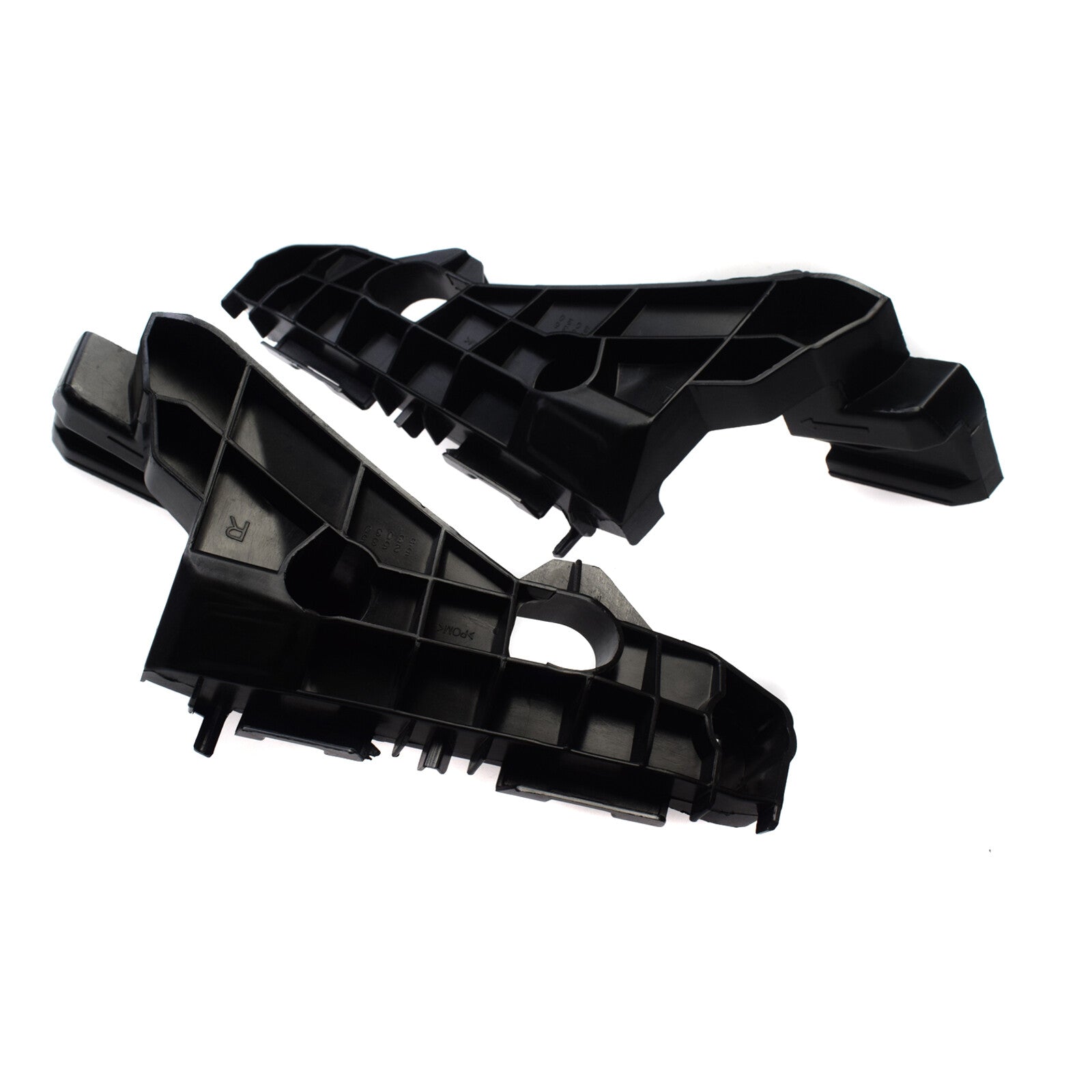 A pair of bumper bracket holders for left and right sides, suitable for Lexus IS250 IS350 V6 2014-2016.