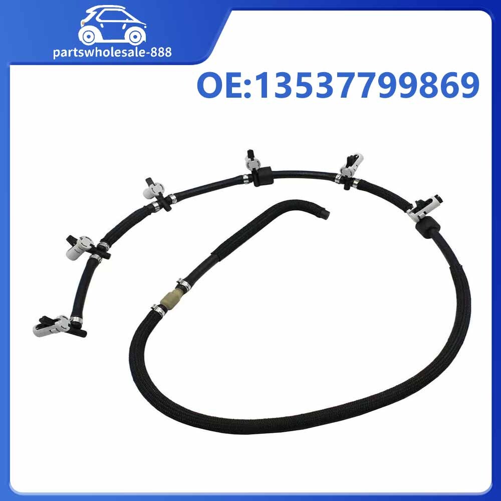 Fuel Return Pipe Fuel Injector Leak Off Hose For- 3 Series 13537799869