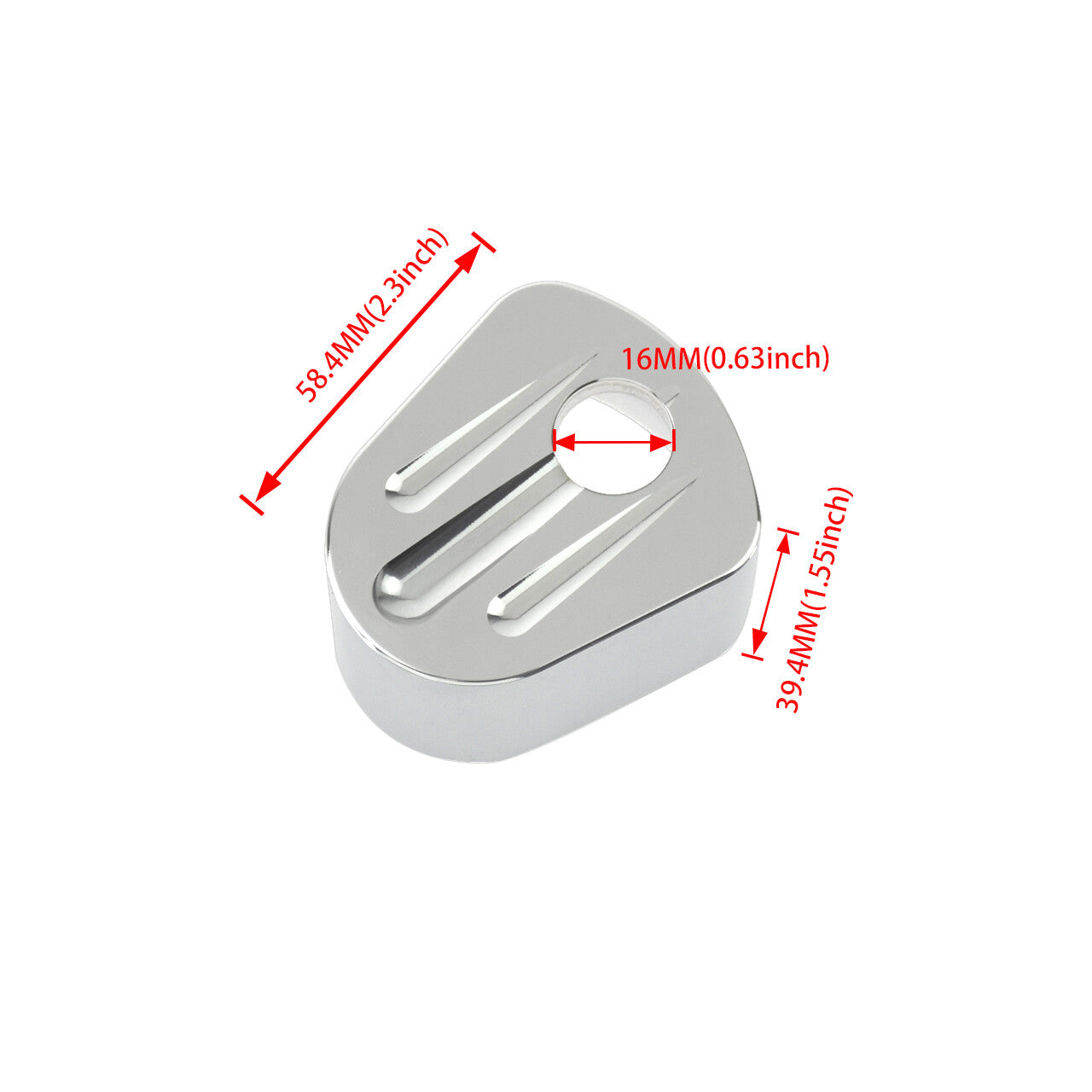 Chrome CNC Ignition Switch Cover for Harley Touring Road Electra Glide 2007-2013