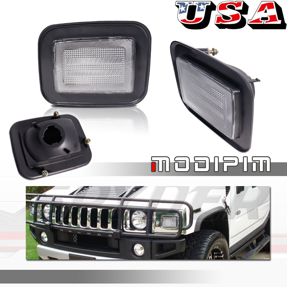 Transparent front bumper turn signal lens is suitable for 03-09 for Hummer H2 and 05-09 H2 SUT