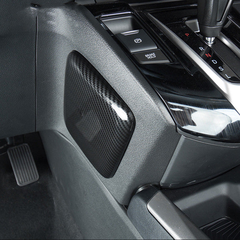 Carbon fiber exterior side center console cover trim for Honda CR-V CR-V 2017-2021
