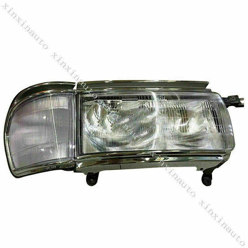 Headlights Headlamps OE replace Kit for Toyota for Land Cruiser FJ80 LC80 1991-1997