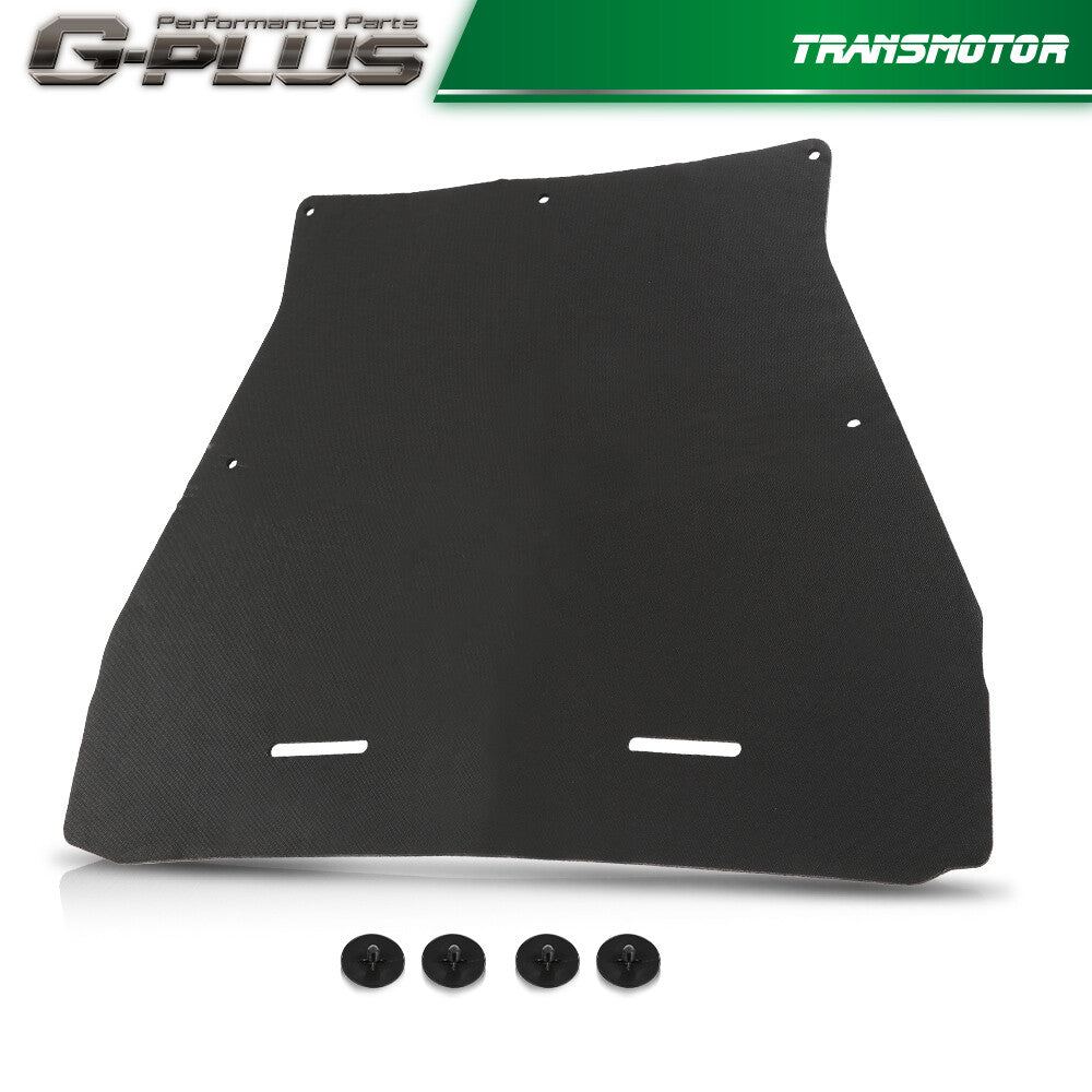 Fits 2006-2012 for Ford Ranger range hood insulation pad 1/2 inch with clip, black.