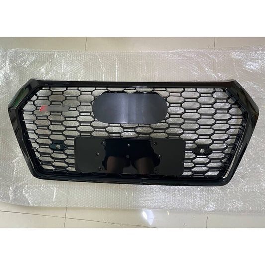 Fit for Audi Q5 2018 2019 2020 Front Bumper Grille Honeycomb Grill RSQ5 Black