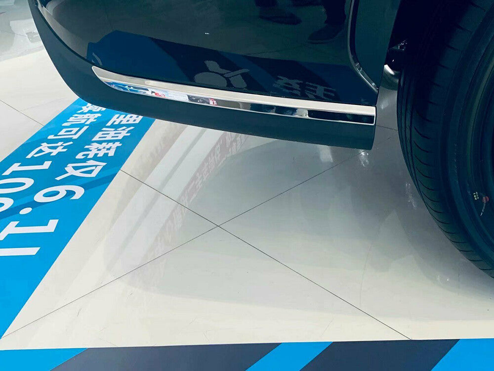 for Toyota Highlander Kluger 2020-23 Chrome Rear Bumper Molding Trim decor Cover