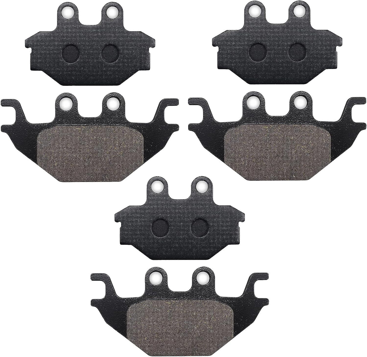 Front and Rear Semi-Metallic Brake Pads for Kawasaki KVF300 KYMCO MXU 250 300